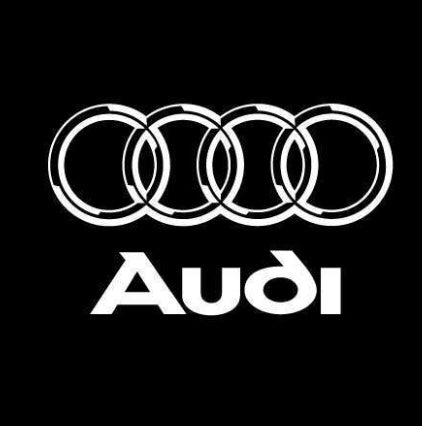 AUDI LOGO PROJECROTR أضواء Nr.01 (الكمية 1 = 2 شعار الأفلام / 2 أضواء الباب)