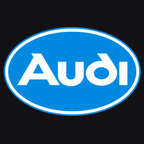 AUDI LOGO PROJECTOT LIGHTS NR. 116 (الكمية 1 = 2 Logo Films /2 door lights）