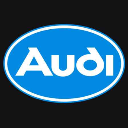 LUCI PROJECTOT LOGO AUDI Nr.116 (quantità 1 = 2 Pellicole Logo / 2 luci porta）