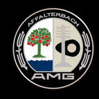 MERCEDES BENZ AMG LOGO PROJECTOT LIGHTS Nr.30 (quantità 1 = 1 set/2 luci porta)