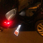 AUDI LOGO PROJECTOR LIGHTS Nr.113 (Menge 1 = 2 Logo Films / 2 Türlichter)