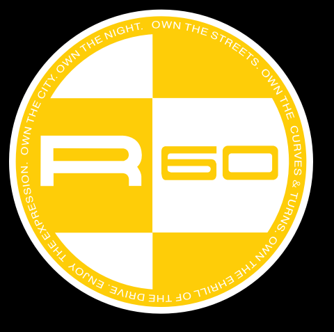 MINI R 60 LOGO PROJECROTR LIGHTS Nr.153 (quantité 1 = 2 Logo Film / 2 feux de porte)