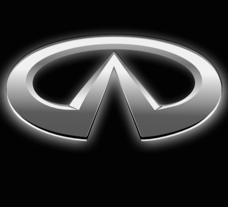 Feu No 07 du logo d'Infiniti (qty 1 = 1 ensemble / 2 feux de porte)