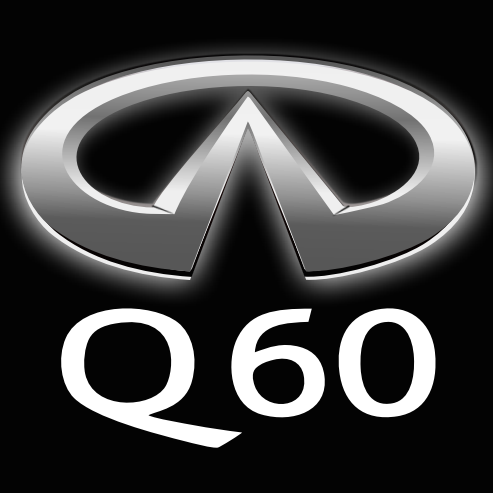 INFINTI Q60 LOGO PROJECROTR LIGHTS Nr.47 (quantité 1 = 1 ensemble/2 feux de porte)