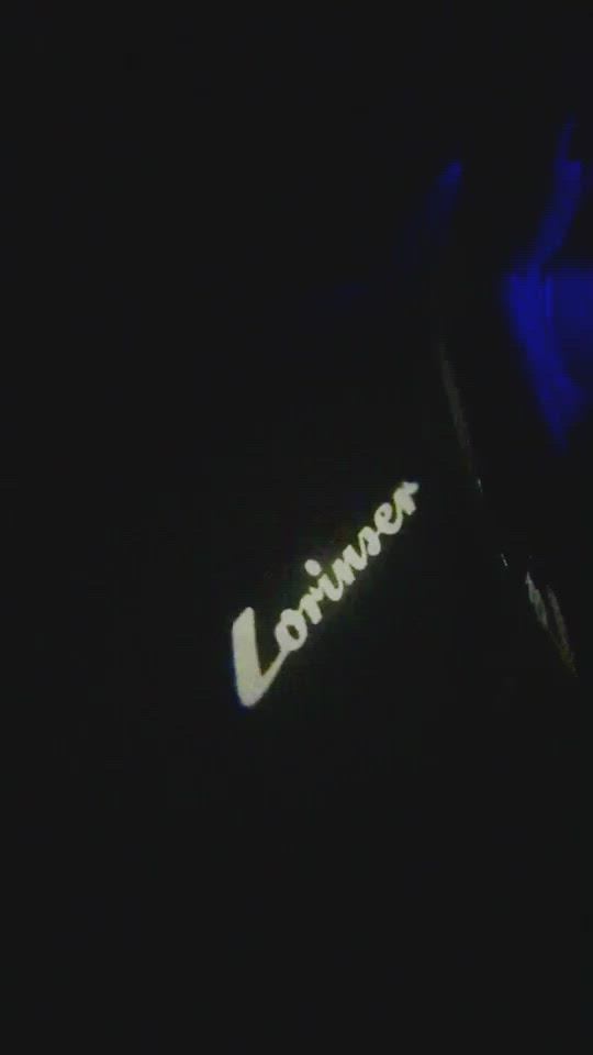 LORINSERCEDES BENZ LORINNSER LOGO PROJECT LIGHT Nr.27 (quantità 1= 1 set/2 porta luci)