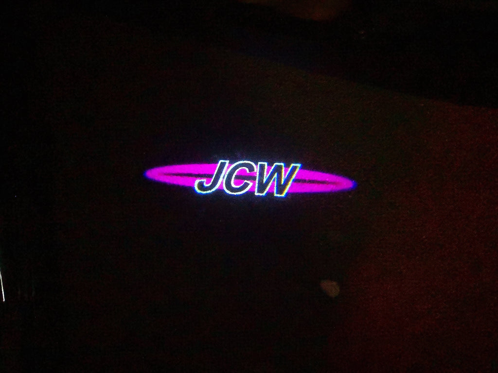 JOHN COOPER WORKS LOGO PROJECROTR LIGHTS Nr.118 (cantidad 1 = 2 logo película / 2 luces de puerta)
