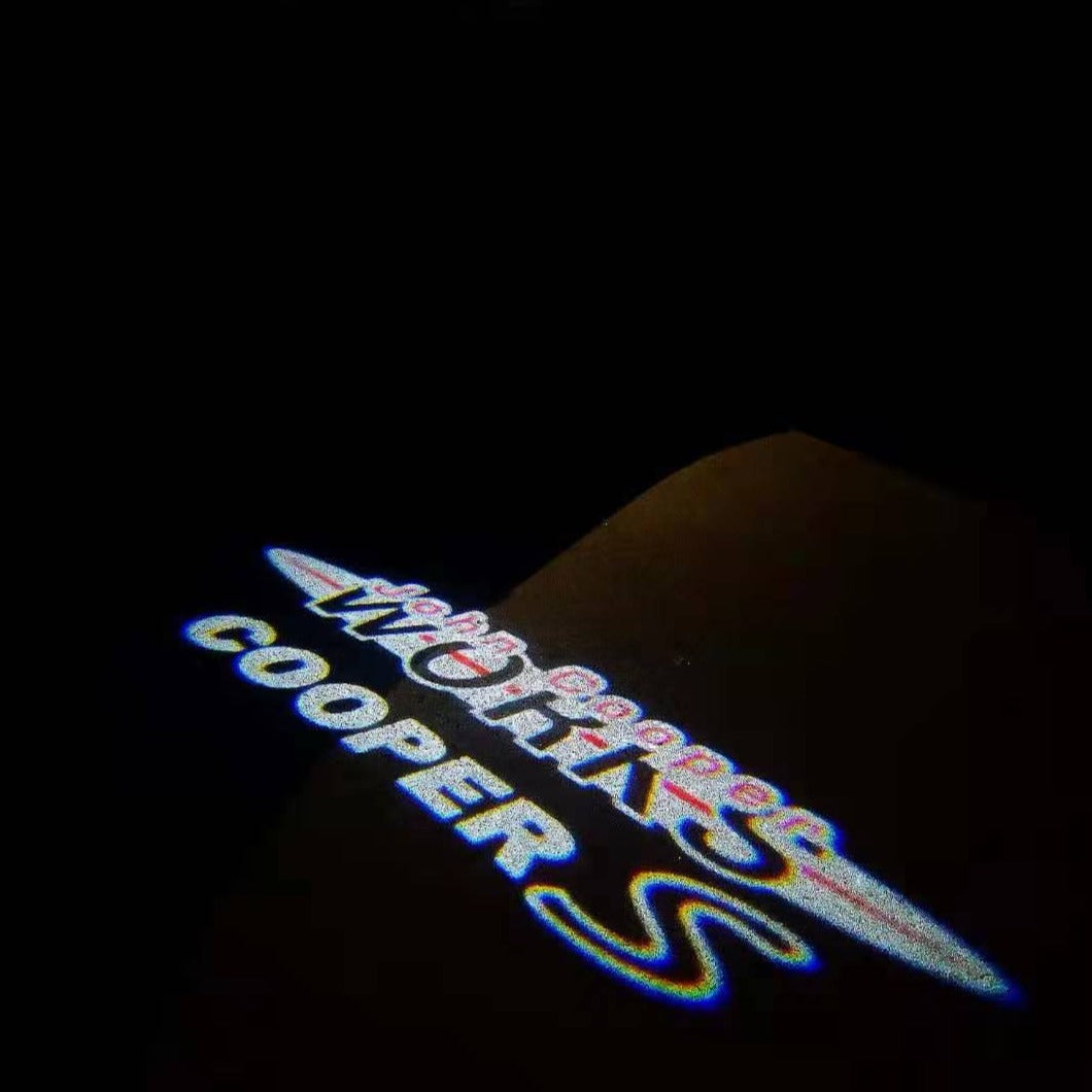 كوبر S LOGO PROJECROTR LIGHTS Nr.75 (الكمية 1 = 2 Logo Film / 2 Door Lights)