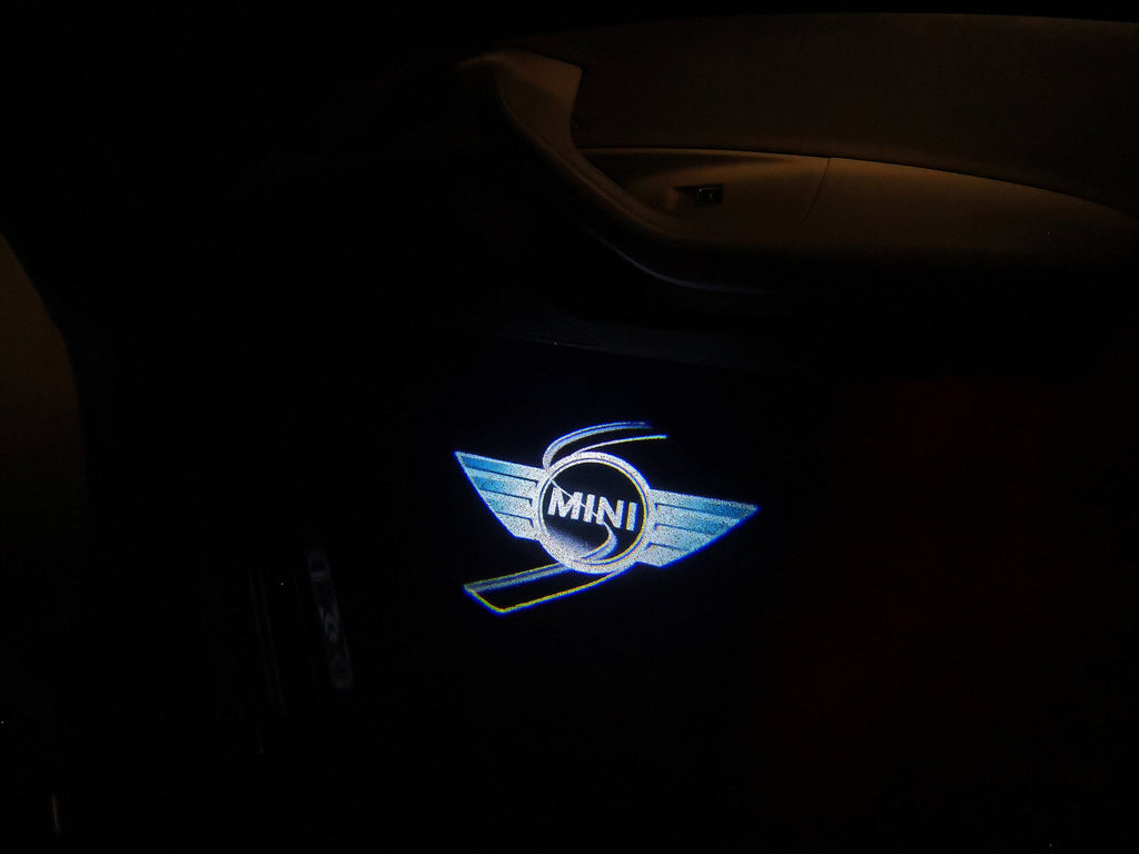 MINI S LOGO PROJECROTR LIGHTS Nr.52 (cantidad 1 = 2 Película de logotipo / 2 luces de puerta)
