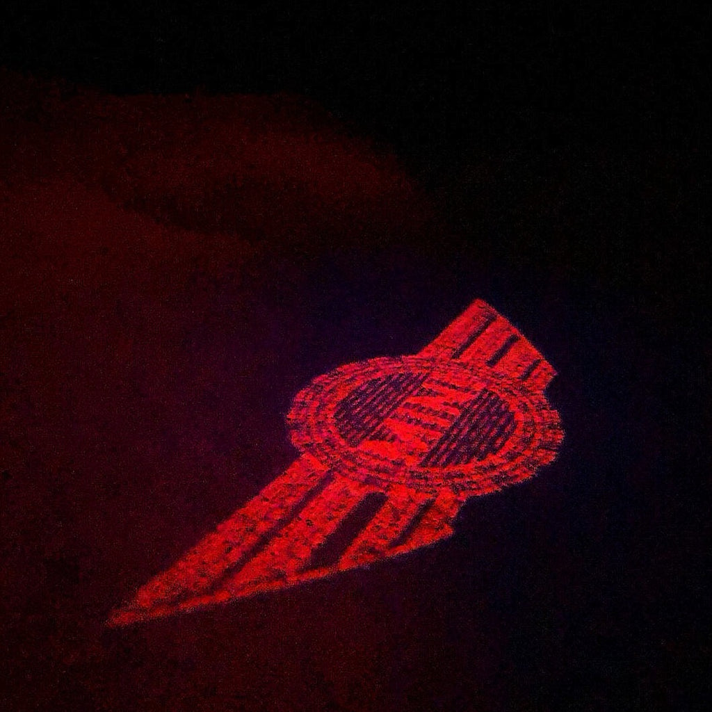 MINI LOGO PROJECROTR LIGHTS Nr.59 (Menge 1 = 2 Logo Film / 2 Türleuchten)