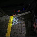 LUCES SKODA SUPERB LOGO Nr.52 (cantidad 1 = 2 Película de logotipo / 2 luces de puerta)