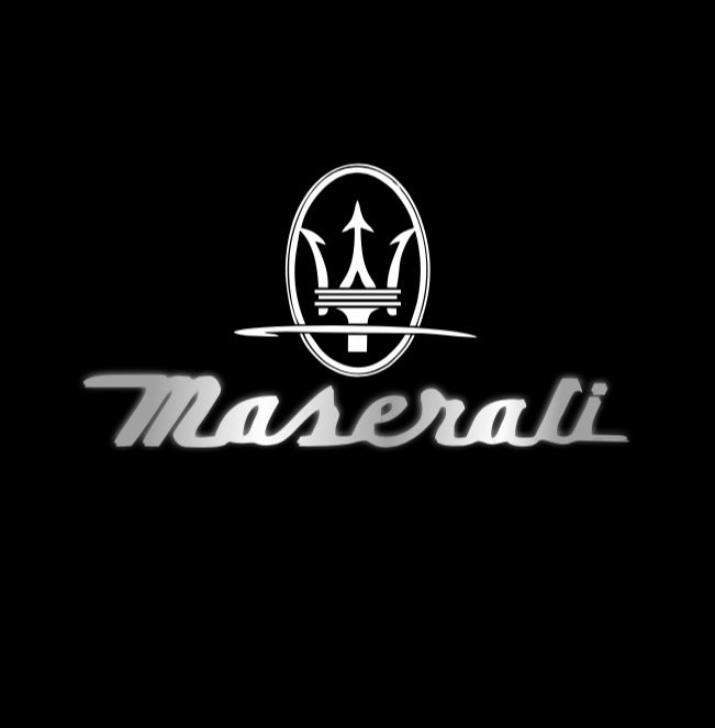 مازيراتي LOGO PROJECROTR أضواء Nr.01 (الكمية 1 = 1 مجموعات / 2 أضواء الباب)