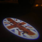 LUCI PROIETTORI LOGO Land Rover Nr.04 (quantità 1 = 1 set / 2 luci porta)