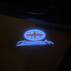 LUCES DE PROYECTOR CON LOGO Land Rover Nr.04 (cantidad 1 = 1 juegos / 2 luces de puerta)