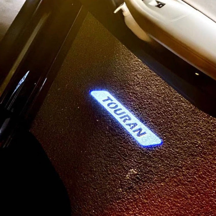 Volkswagen Door lights Logo Nr. 162 (cantidad 1 = 2 películas con logotipo / 2 luces de puerta)