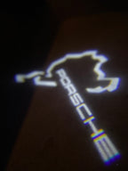 Porsche original logo projection Light No. 03 (qty. 1 = 2 logo film / 2 Door Lights)