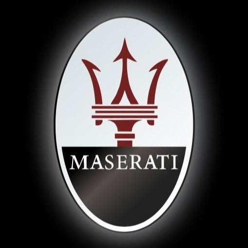Maserati LOGO PROJECROTR LIGHTS Nr.01 (Anzahl 1 = 1 Sets / 2 Türleuchten)