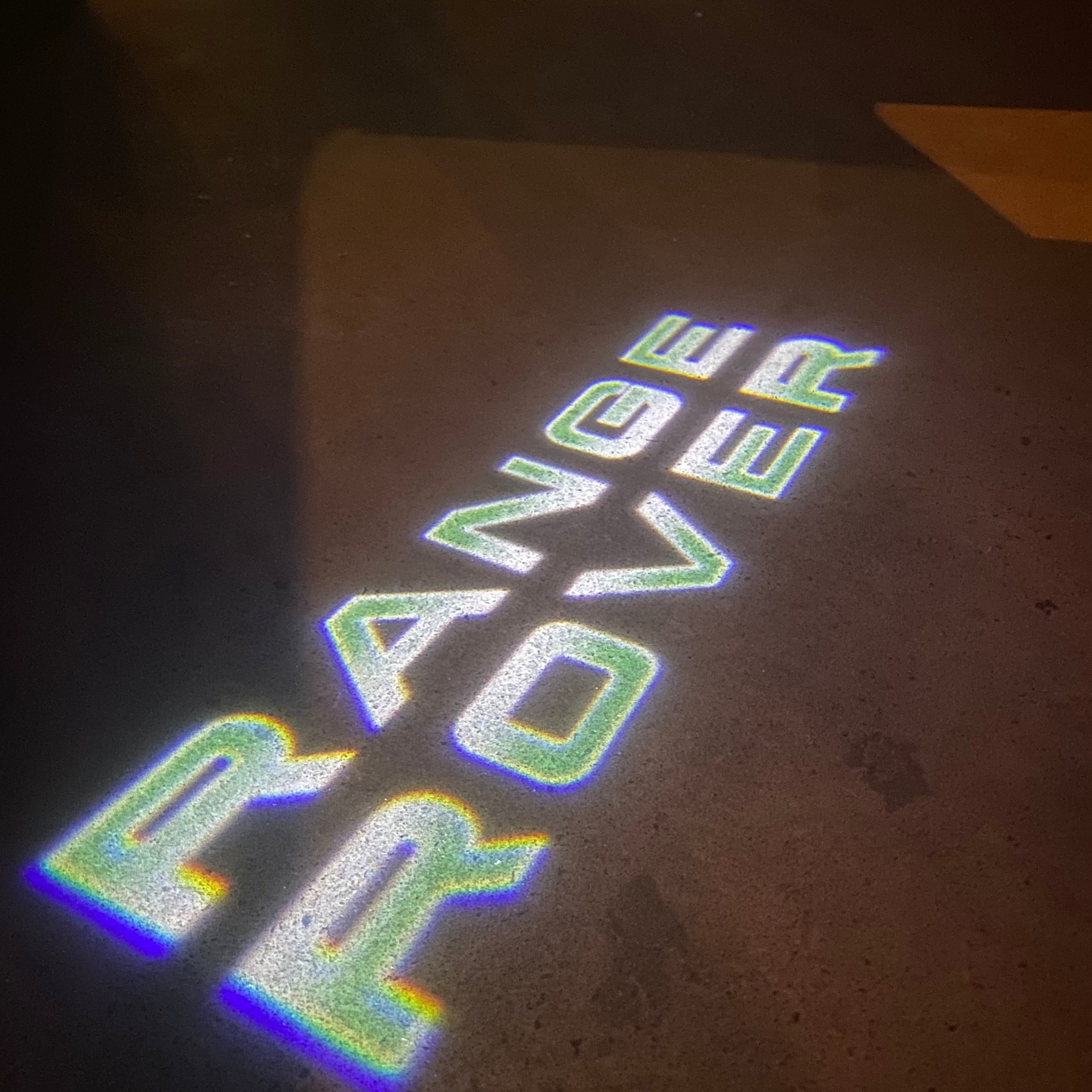 Land Rover LOGO PROJEKTORLEUCHTEN Nr.04 (Anzahl 1 = 1 Sätze / 2 Türleuchten)