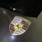 Porsche original logo projection Light No. 03 (qty. 1 = 2 logo film / 2 Door Lights)
