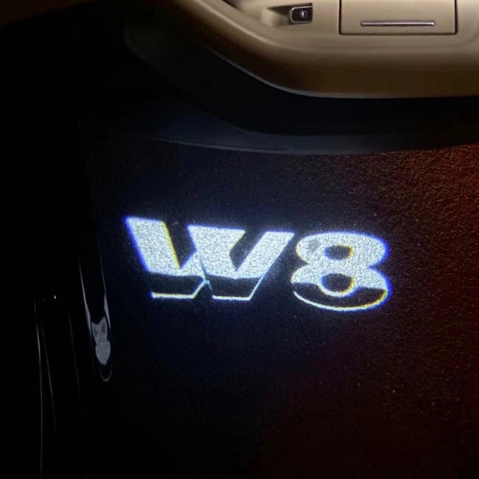 Luces de puerta Volkswagen W8 Logo Nr. 37 (cantidad 1 = 2 logo película / 2 luces de puerta)