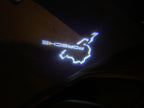 Porsche original logo projection Light No. 03 (qty. 1 = 2 logo film / 2 Door Lights)