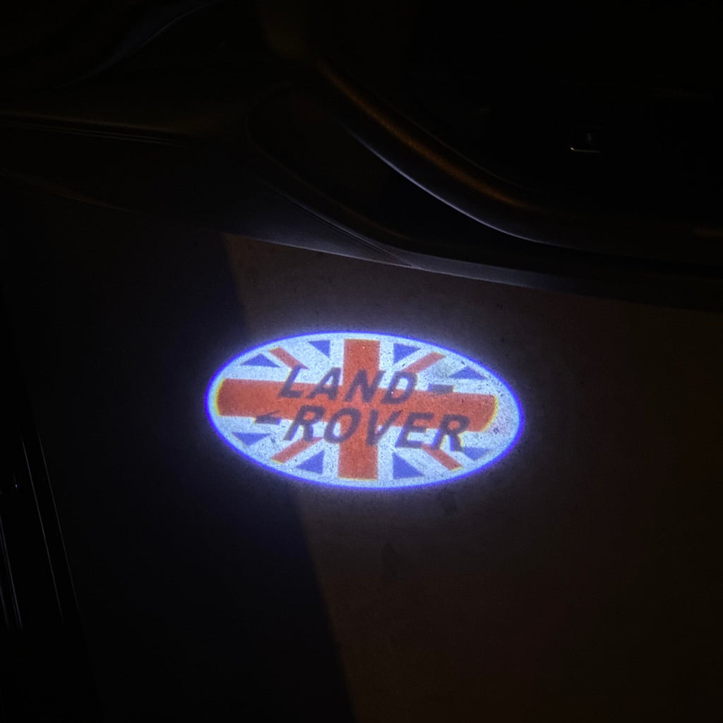 LUCI PROIETTORI LOGO Land Rover Nr.04 (quantità 1 = 1 set / 2 luci porta)