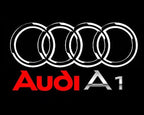 LOGO AUDI PROJECTOT LIGHTS Nr.125 (Quantität 1 = 2 Logofilme / 2 Türleuchten)