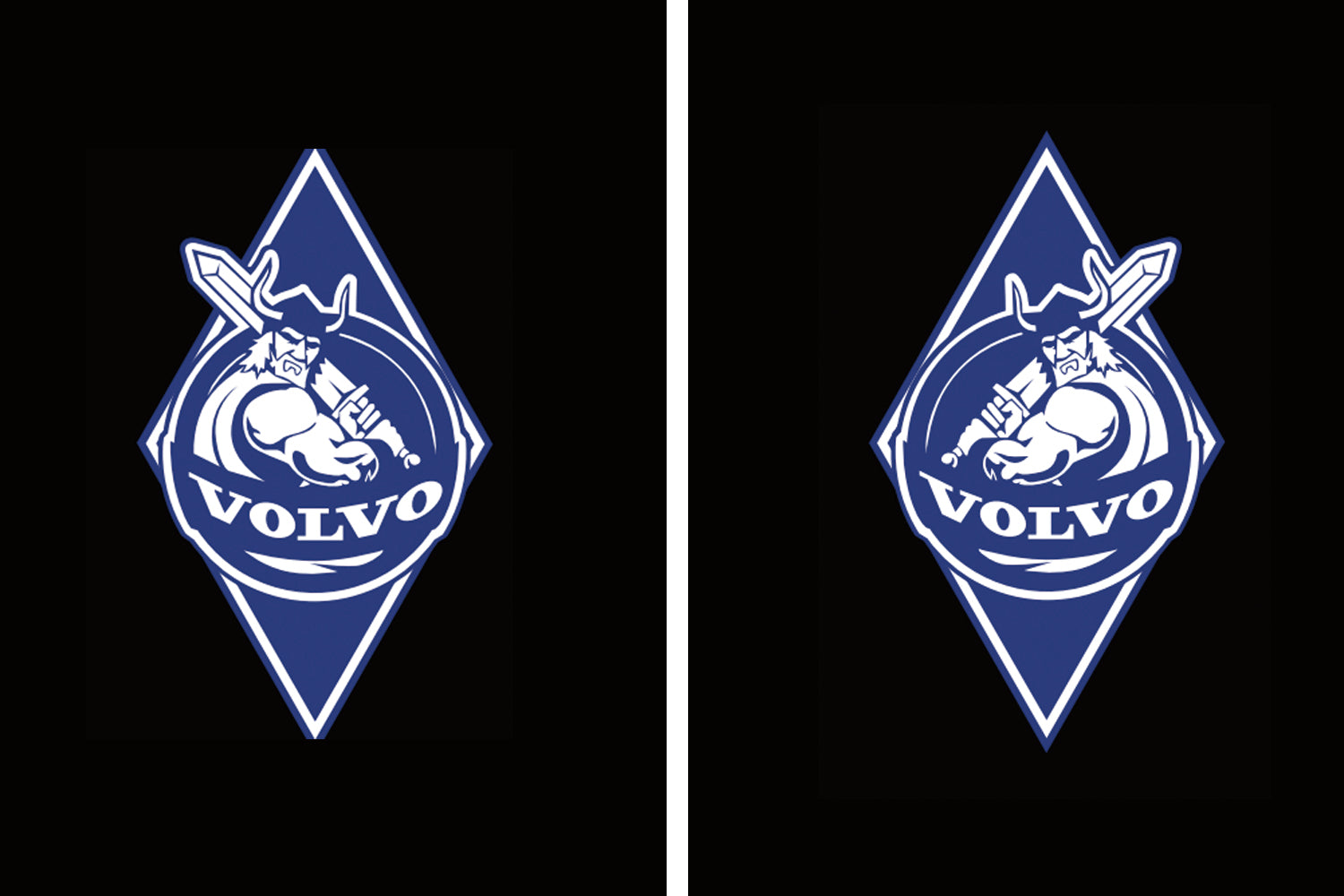 Volvo LOGO PROJECROTR LIGHTS Nr.137 (Menge 1 = 2 Logo Film / 2 Türleuchten)