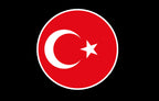 Türkei Nationalflagge Logo (Menge 1 = 1 Sätze / 2 Logo Film / Kann von Lichtern andere Logos ersetzen )