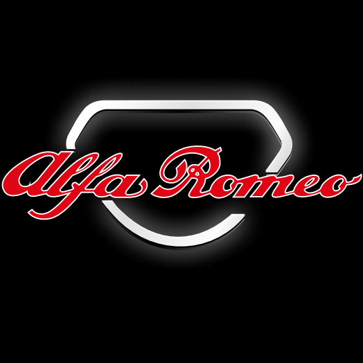Alfa Romeo LOGO PROJECTOT LIGHTS Nr.18 (quantità 1 = 2 Logo Film / 2 luci porta)