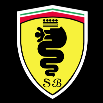 Alfa Romeo LOGO PROJECTOT LIGHTS Nr.44 (Menge 1 = 2 Logo Film/2 Türleuchten)