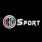 Alfa Romeo Sport LOGO PROJECTOT LIGHTS Nr.74 (quantità 1 = 2 Logo Film / 2 luci porta)