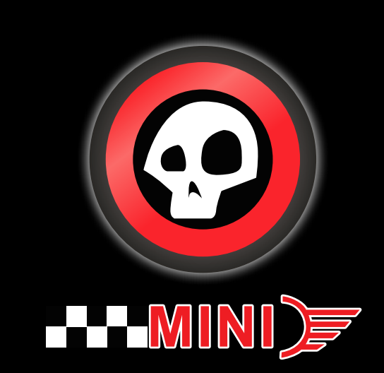 MINI LOGO PROJECTOR LIGHTS Nr.11 (الكمية 1 = 2 شعار فيلم / 2 مصباح باب)