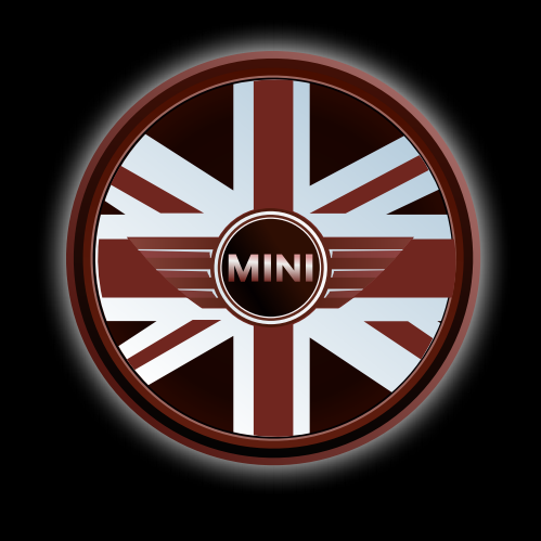 MINI LOGO PROJECROTR أضواء Nr.03 (الكمية 1 = 2 شعار فيلم / 2 أضواء الباب)