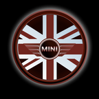 MINI LOGO PROJECROTR أضواء Nr.03 (الكمية 1 = 2 شعار فيلم / 2 أضواء الباب)