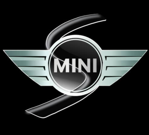MINI S LOGO PROJECROTR LIGHTS Nr.52 (cantidad 1 = 2 Película de logotipo / 2 luces de puerta)