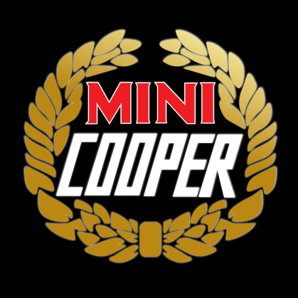 MINI COOPER LOGO PROJECROTR LIGHTS Nr.34 (Menge 1 = 2 Logo Film / 2 Türleuchten)