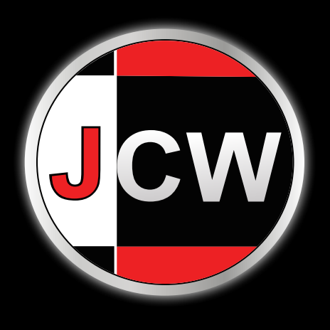 JOHN COOPER ARBEITET LOGO PROJECROTR LICHTER Nr.74 (Menge 1 = 2 Logo Film / 2 Türlichter)