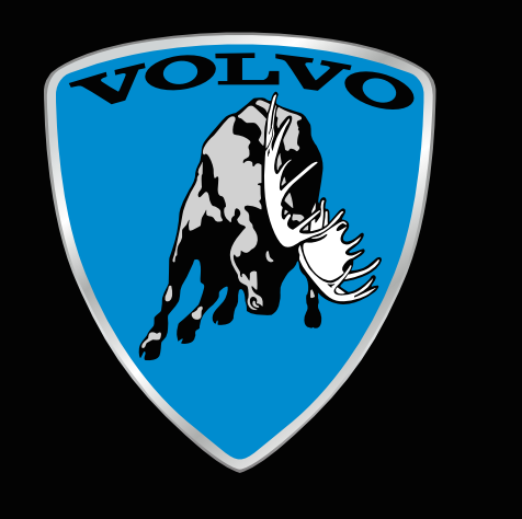 Volvo LOGO PROJECTOR LIGHTS Nr.73 (Menge 1 = 2 Logo Film / 2 Türlichter)