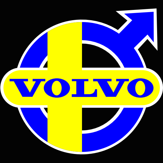 Volvo Flag item 63 LAMP (quantity 1 = 2 Flag Film / 2 door LAMP)