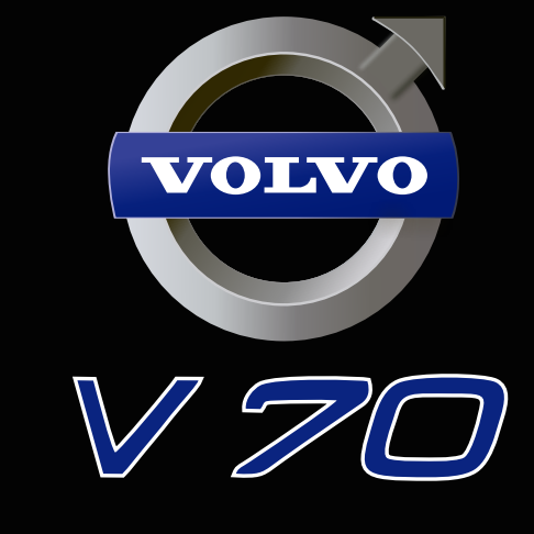 V 70 LOGO PROJECROTR LIGHTS Nr.25 (Menge 1 = 2 Logo Film / 2 Türleuchten)