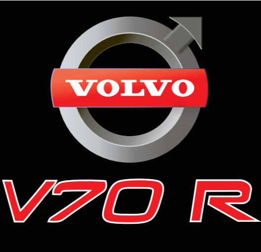 V70 R LOGO PROJECROTR LIGHTS Nr.20 (Menge 1 = 2 Logo Film / 2 Türlichter)